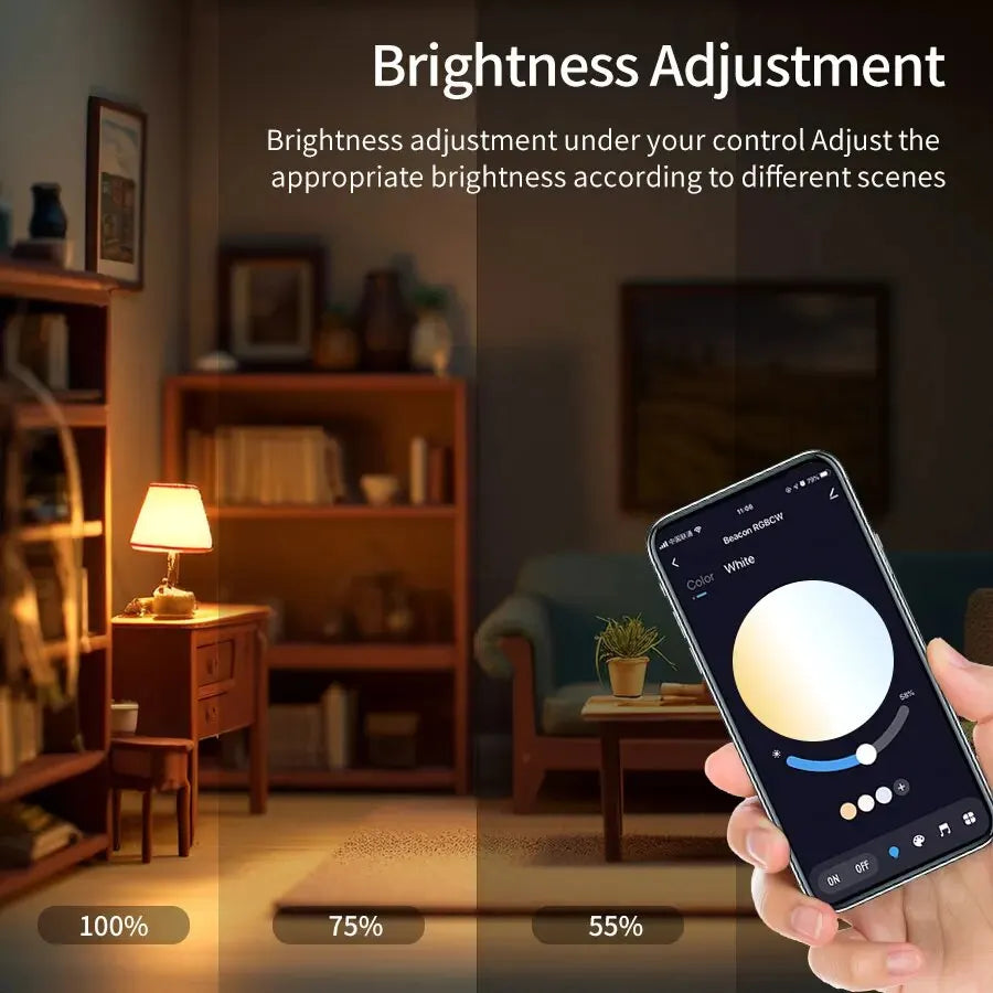 Ampoule LED Intelligente Bluetooth Tuya E27 RGB