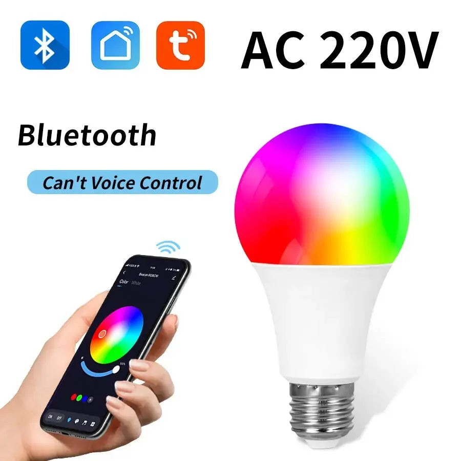 Ampoule LED Intelligente Bluetooth Tuya E27 RGB