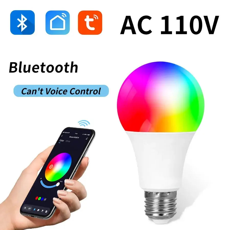 Ampoule LED Intelligente Bluetooth Tuya E27 RGB
