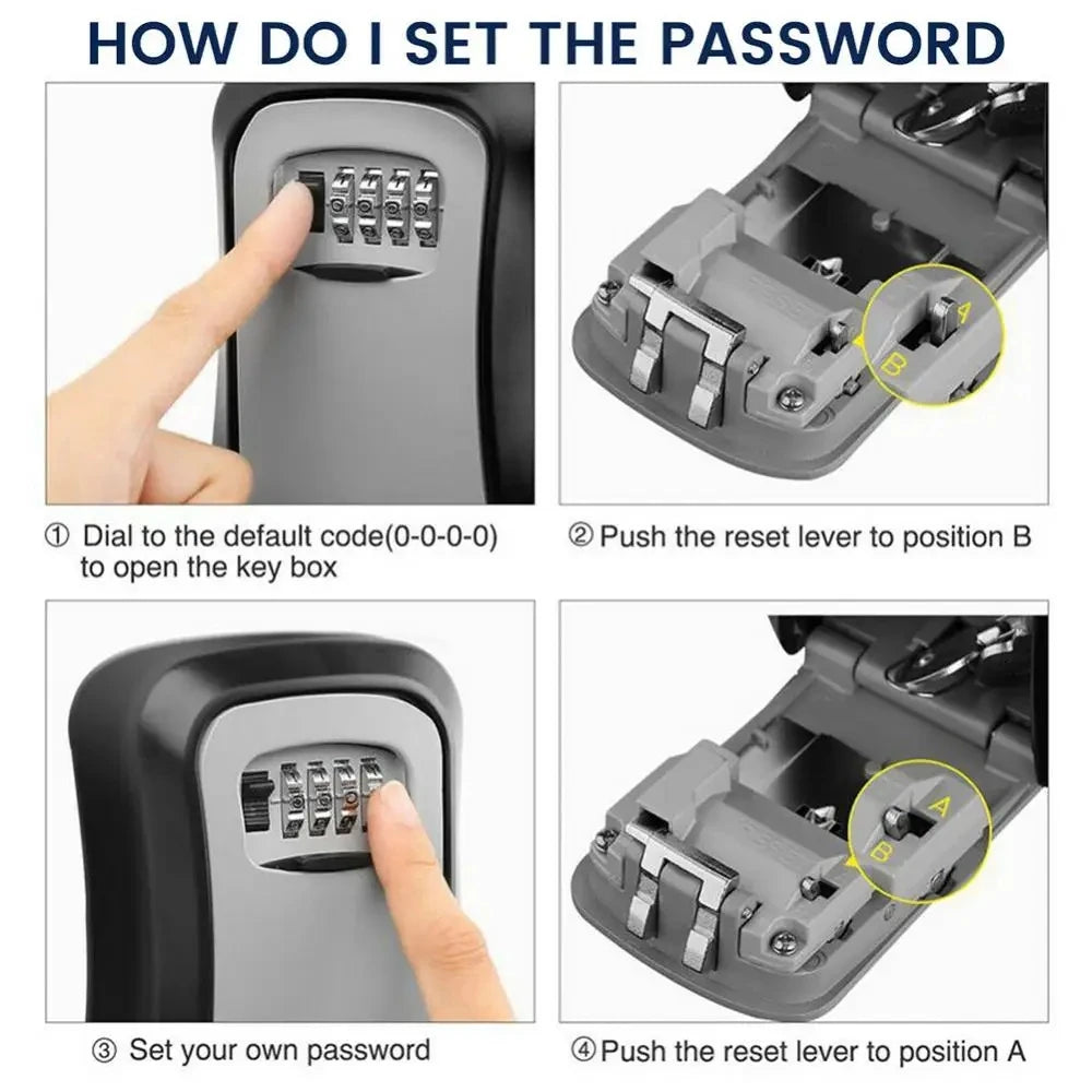 Wall Mount Key Lock Box