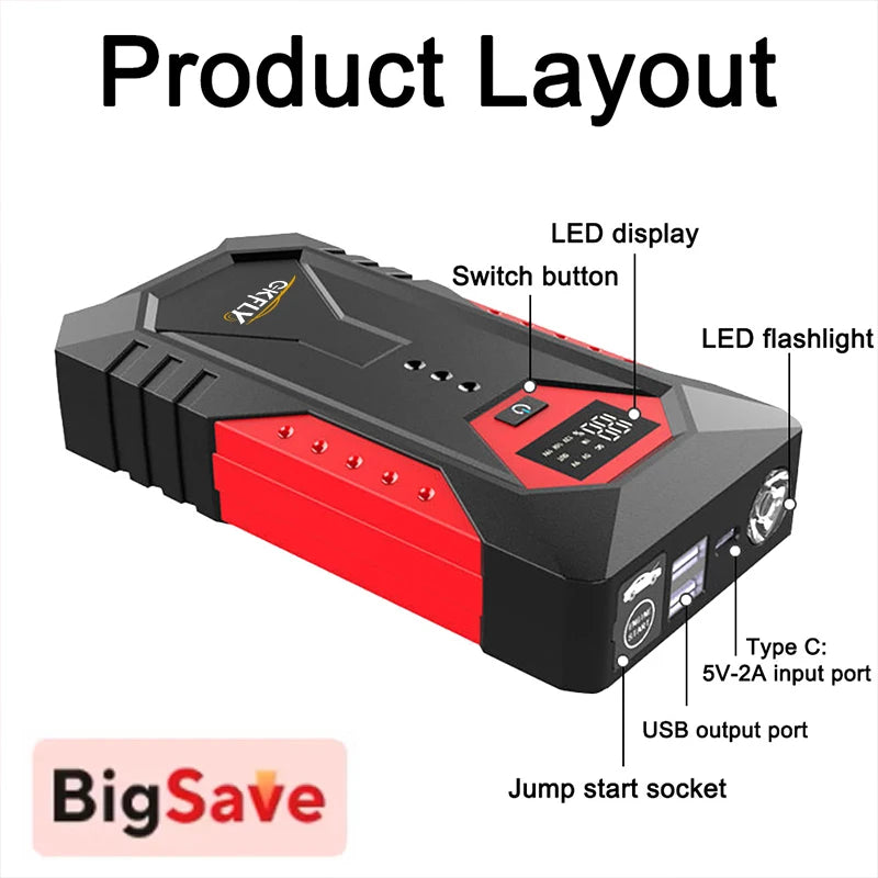 batterie externe chargeur auto
