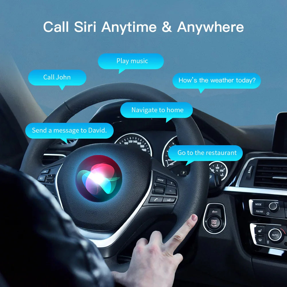 Décodeur CarPlay sans fil et Android Auto pour BMW
