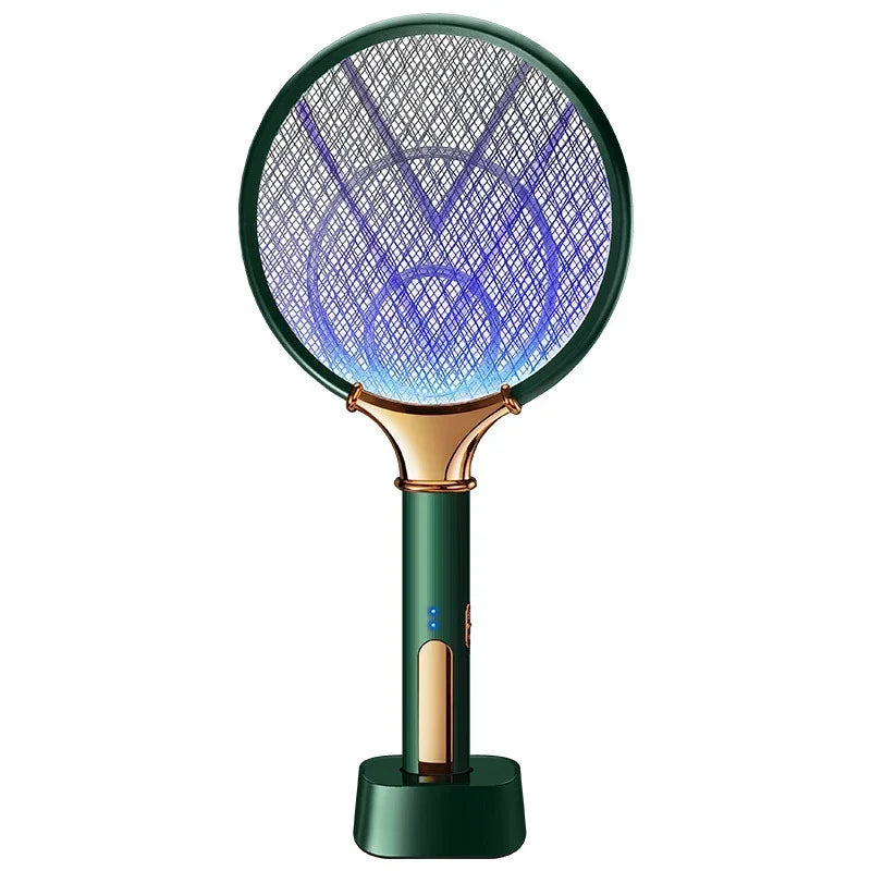 Raquette anti-moustiques 2 en 1 USB rechargeable