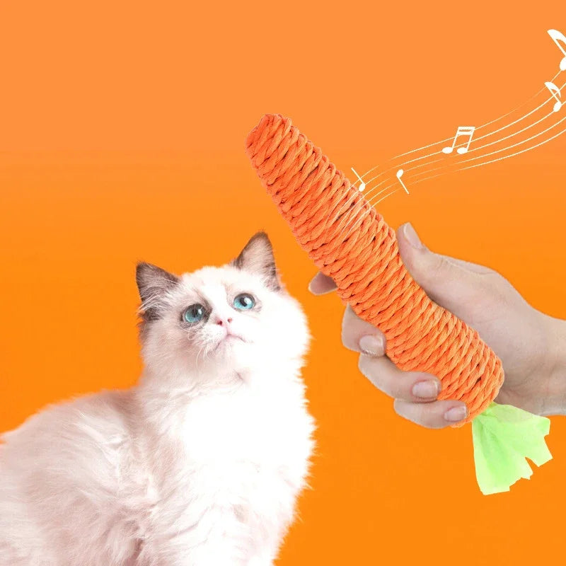 Jouet pour Chat Carotte avec Son