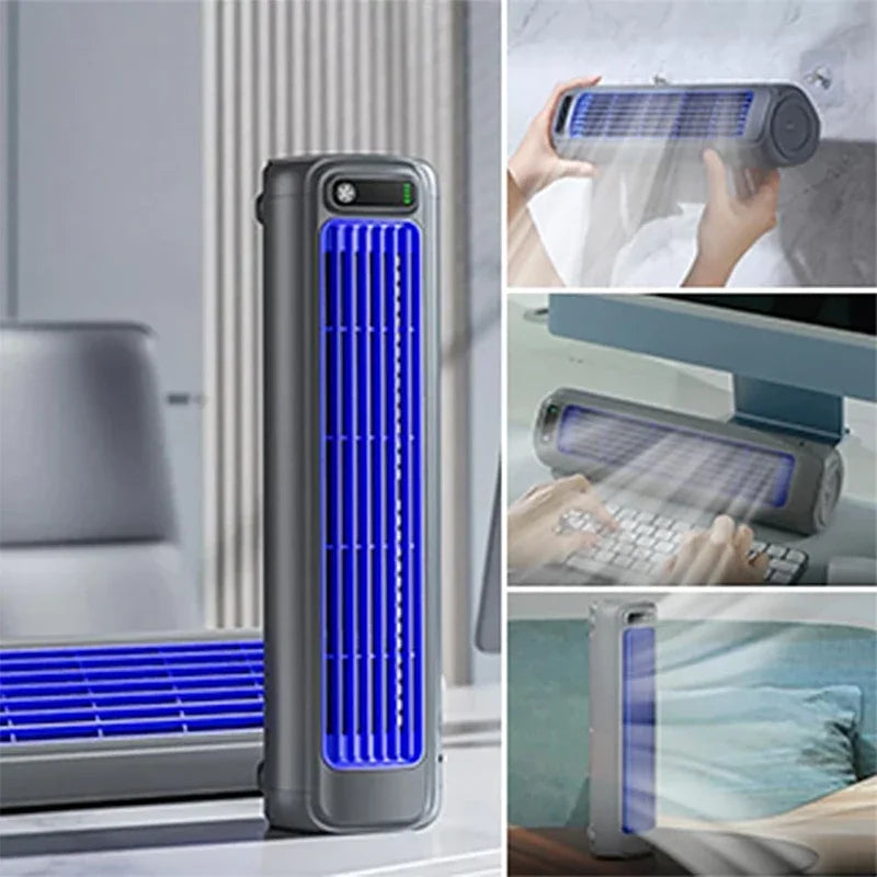 ventilateur mural silencieux rechargeable climatisation