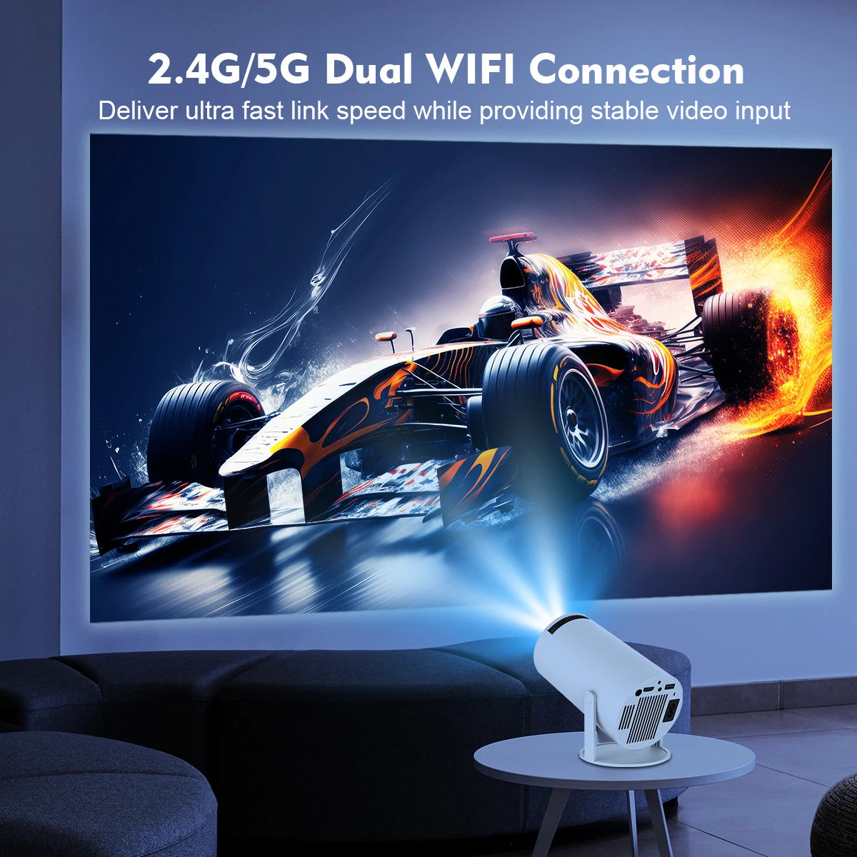 Projecteur 4K Android 11 HY300 Pro