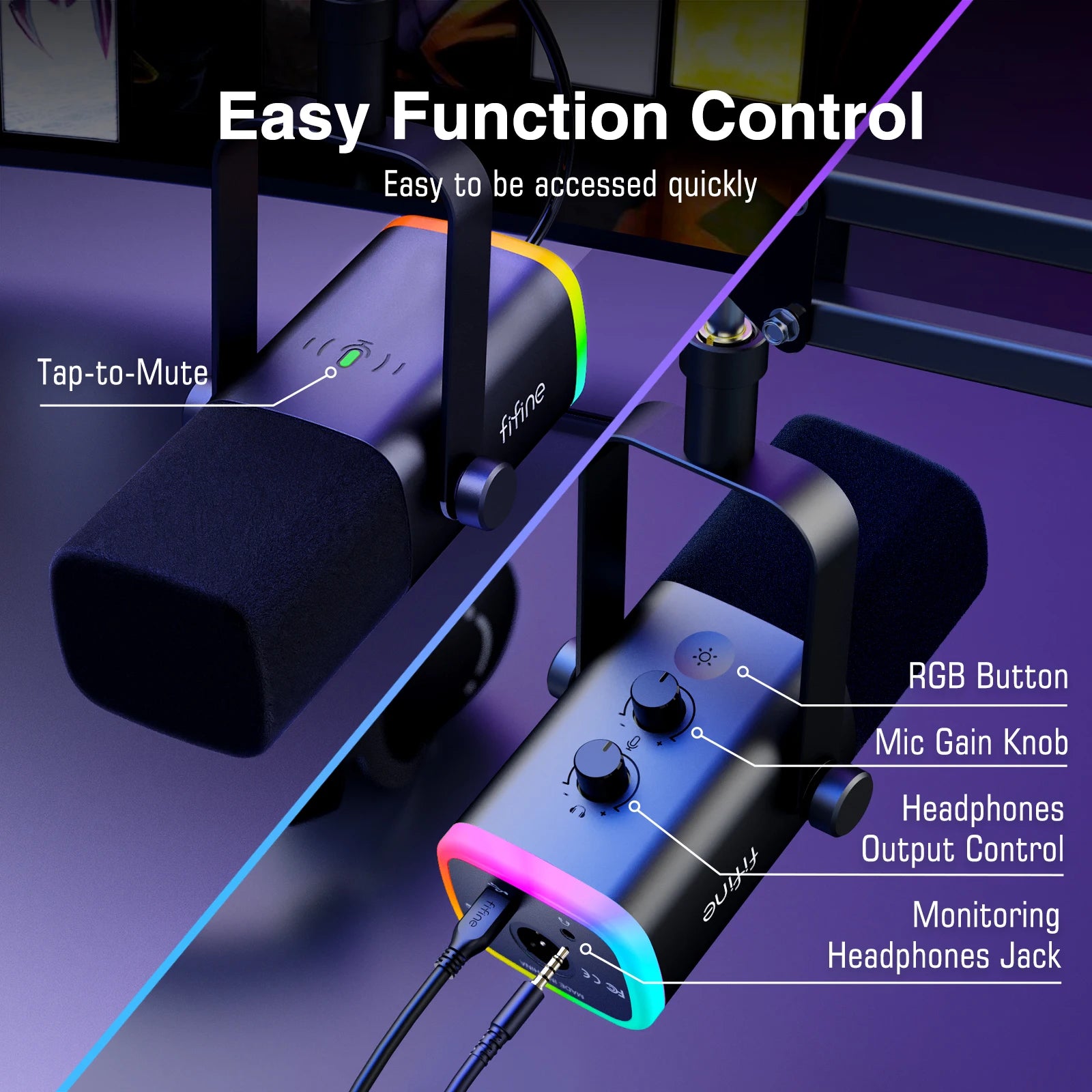 Kit micro de jeu XLR/USB
