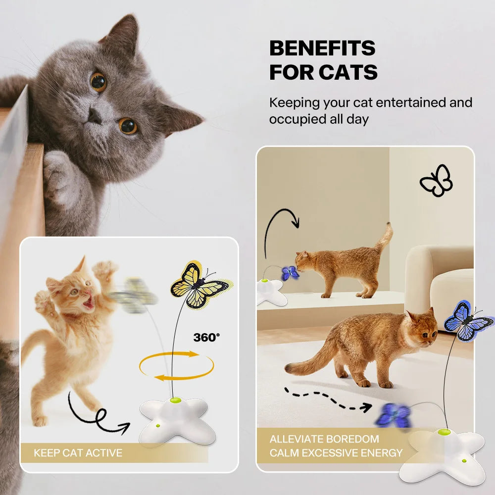 Jouet Électronique Interactif avec Papillon Volant