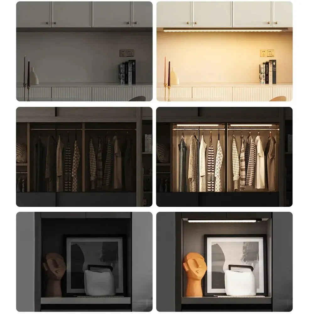 Lampes pour Armoires avec Capteur de Mouvement LED