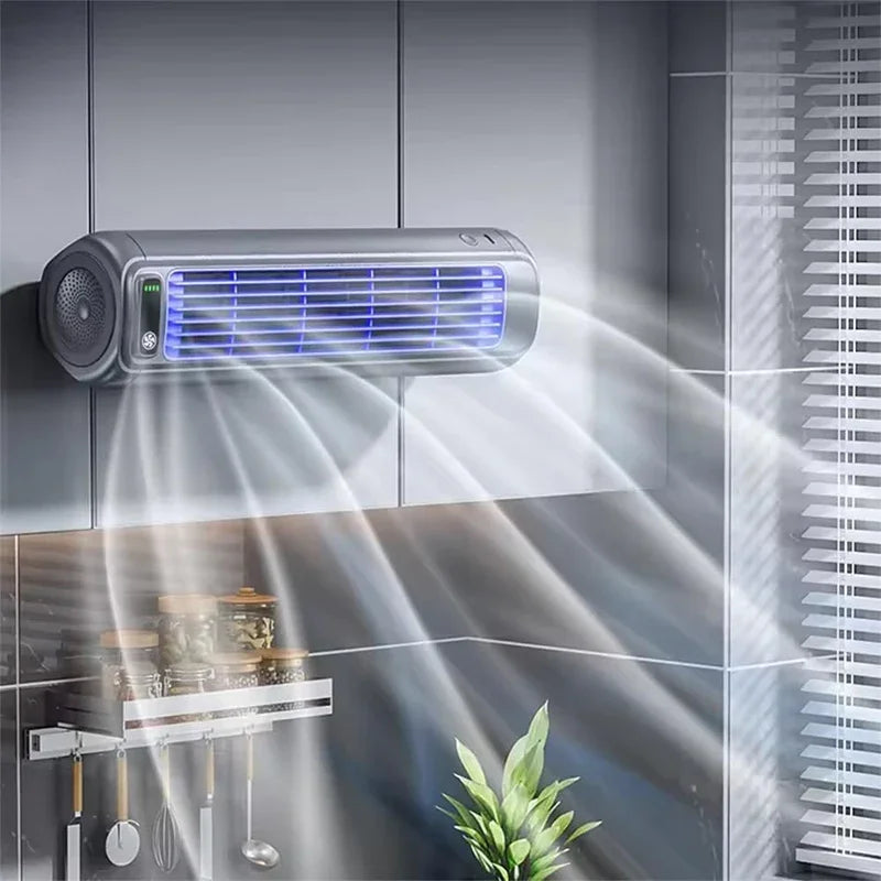ventilateur mural silencieux rechargeable climatisation