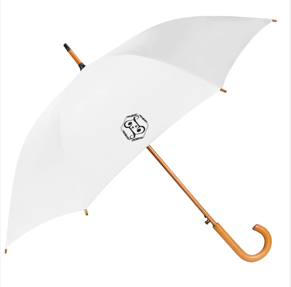 Parapluie Blanc Personnalisable – Édition LeLabelFrance